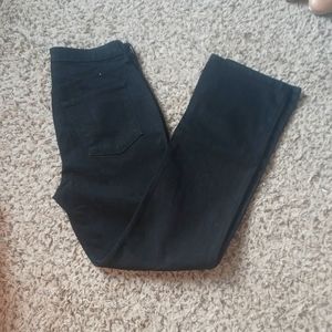 Black boot cut jeans